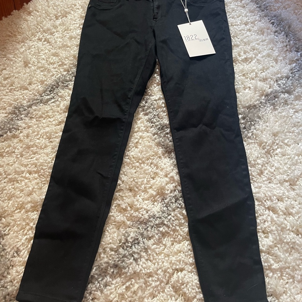 1822 Denim Jet Black Jeans